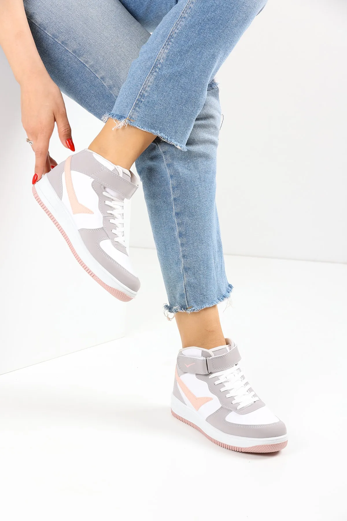 en7  Weiß Grau Unisex Sportschuhe 2185
