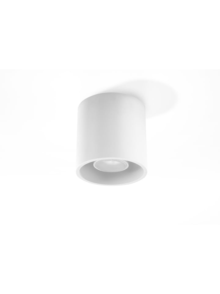 Nice Lamps Deckenleuchte RODA in Weiß aluminium rundes Plafond Downlight 1XGu10 NICE LAMPS günstig kaufen onesize