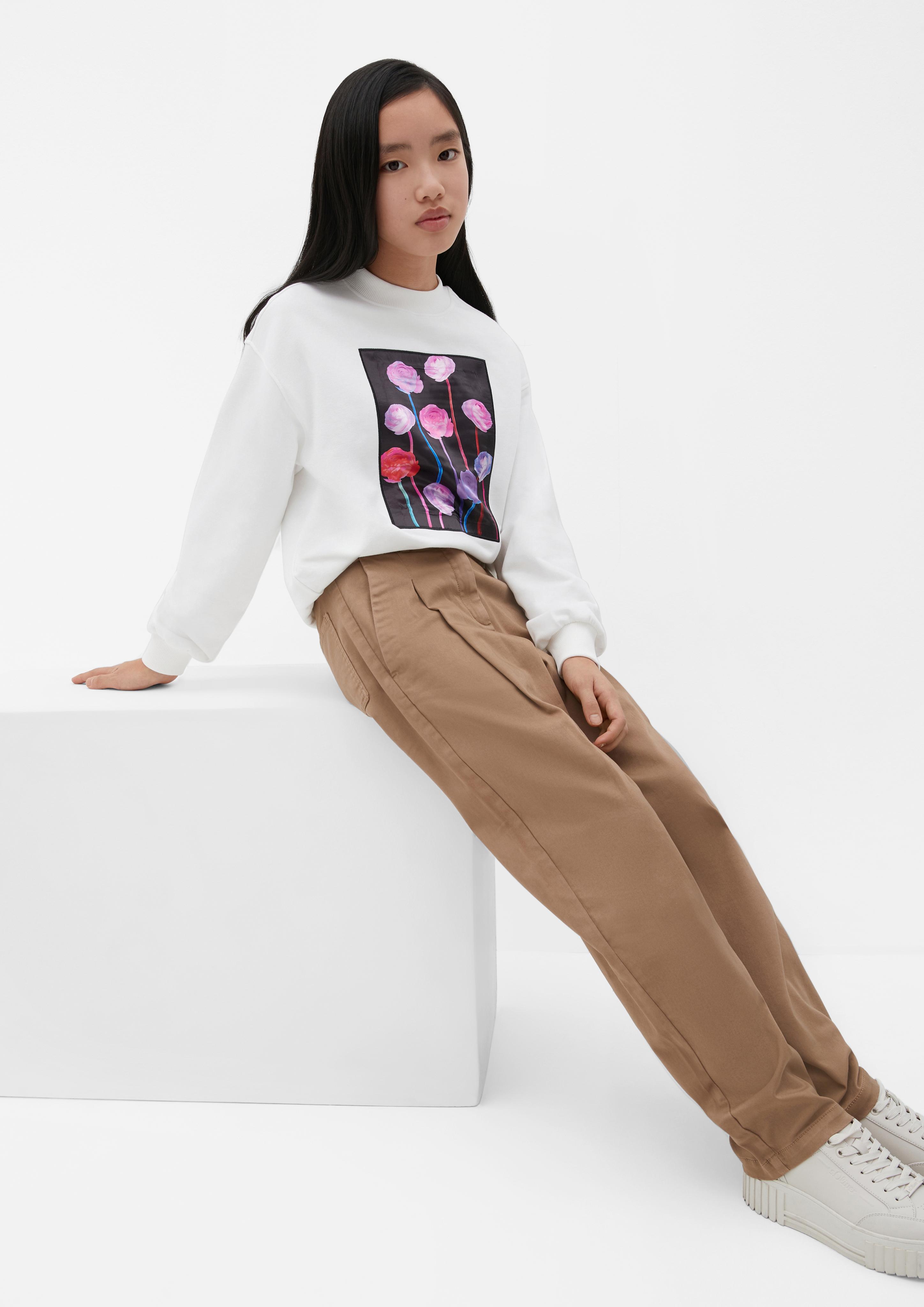 Sweatshirt mit Glanz-Applikation  2133775-0210