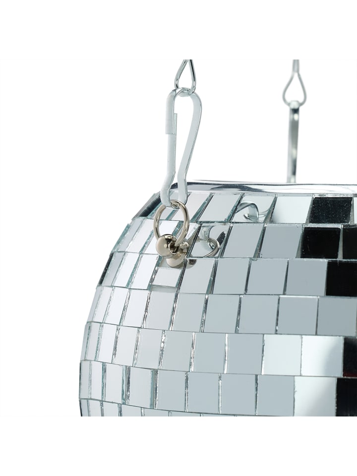 relaxdays Discokugel Pflanzentopf in Silber günstig kaufen onesize