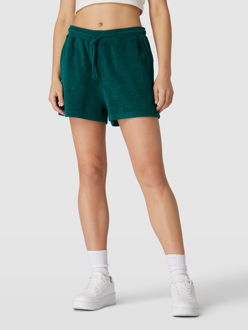 Sweatshorts aus Frottee in bottle