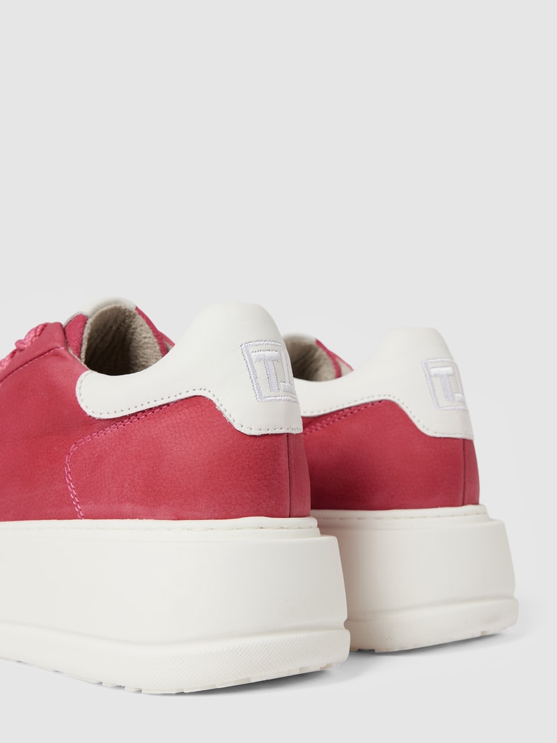 Sneaker mit Label-Details Modell 'Pink' in pink