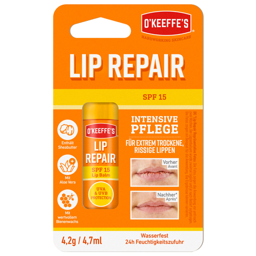 OKEEFFE'S Lip Repair Lippenbalsam LSF 15  4.2 g  Balsam