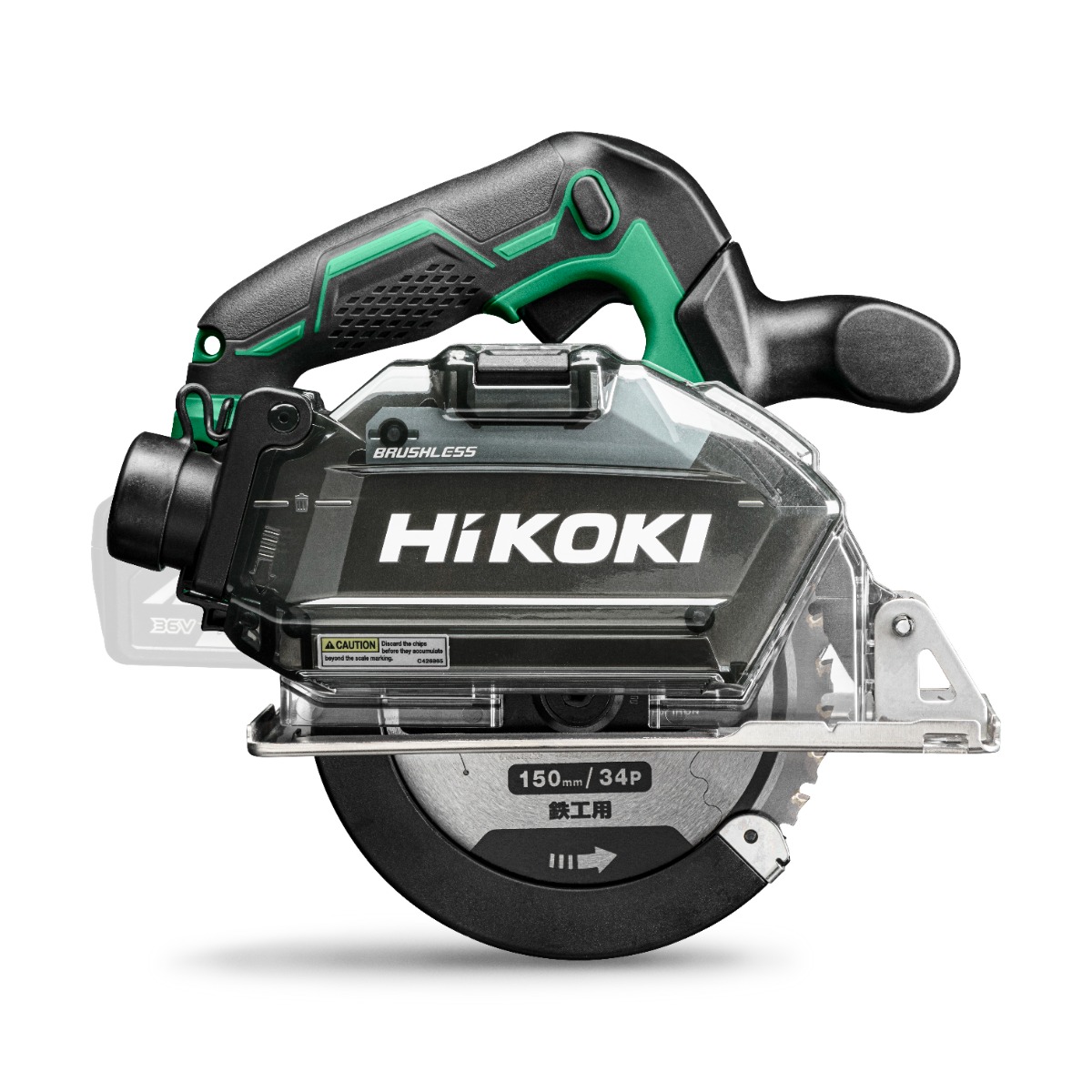 HiKOKI CD3605DBW2Z Akumuliatorinis metalinis diskinis pjūklas – 57,5 mm daugiavoltis 36 V be priedų ir įkroviklio HSC IV dėkle