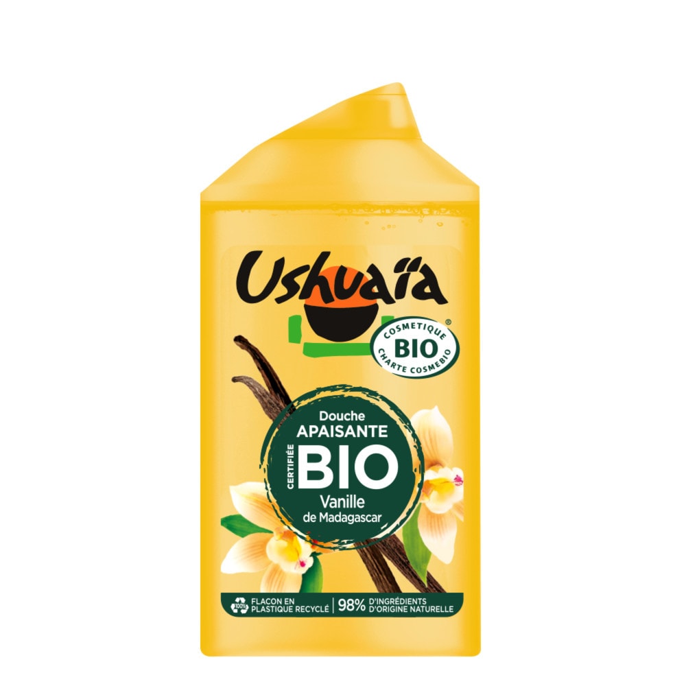 ushuaïa Ushuaïa Douche Certifiée Bio Vanille 250ml Douche certifiée Bio Vanille