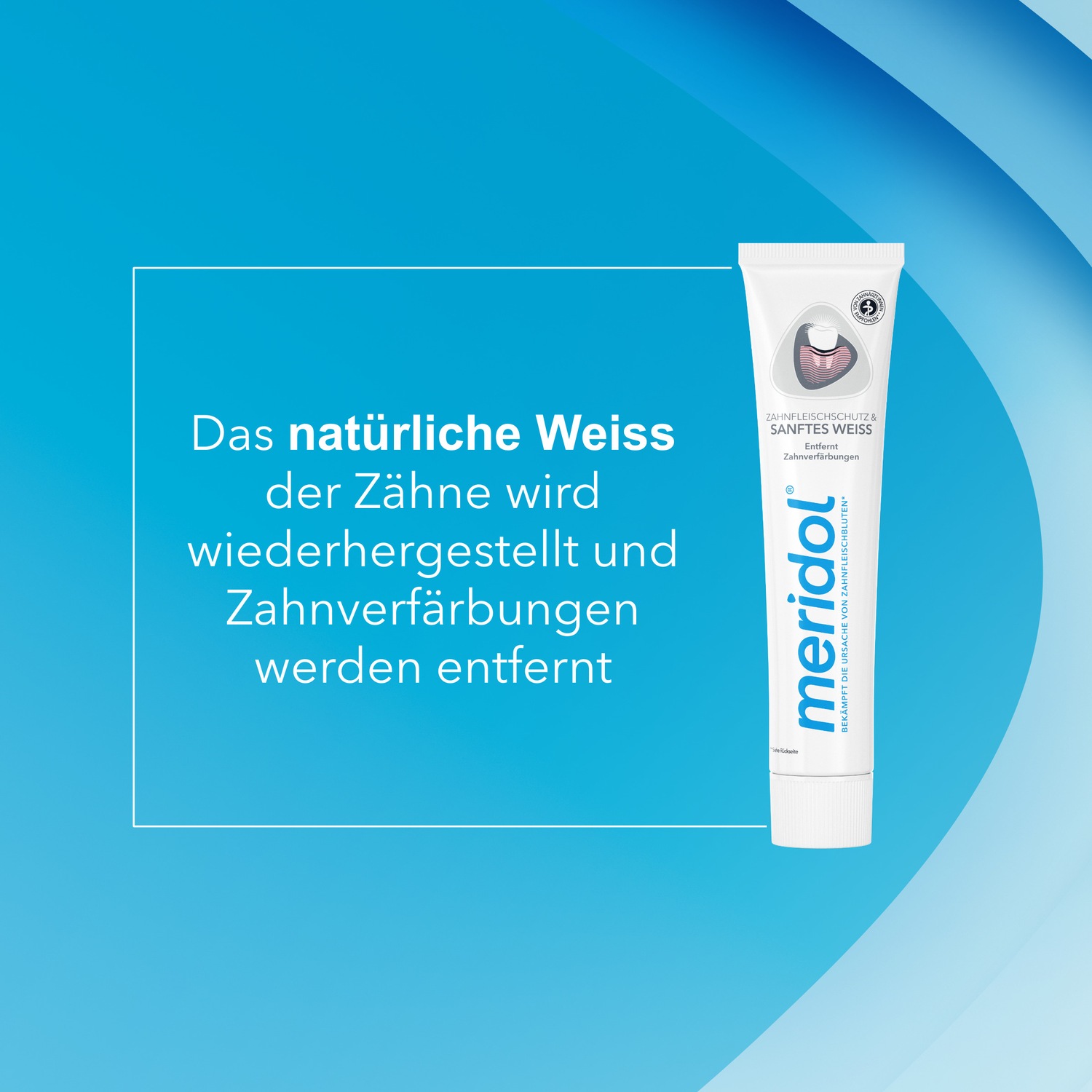 sanftes Weiss Zahnpasta