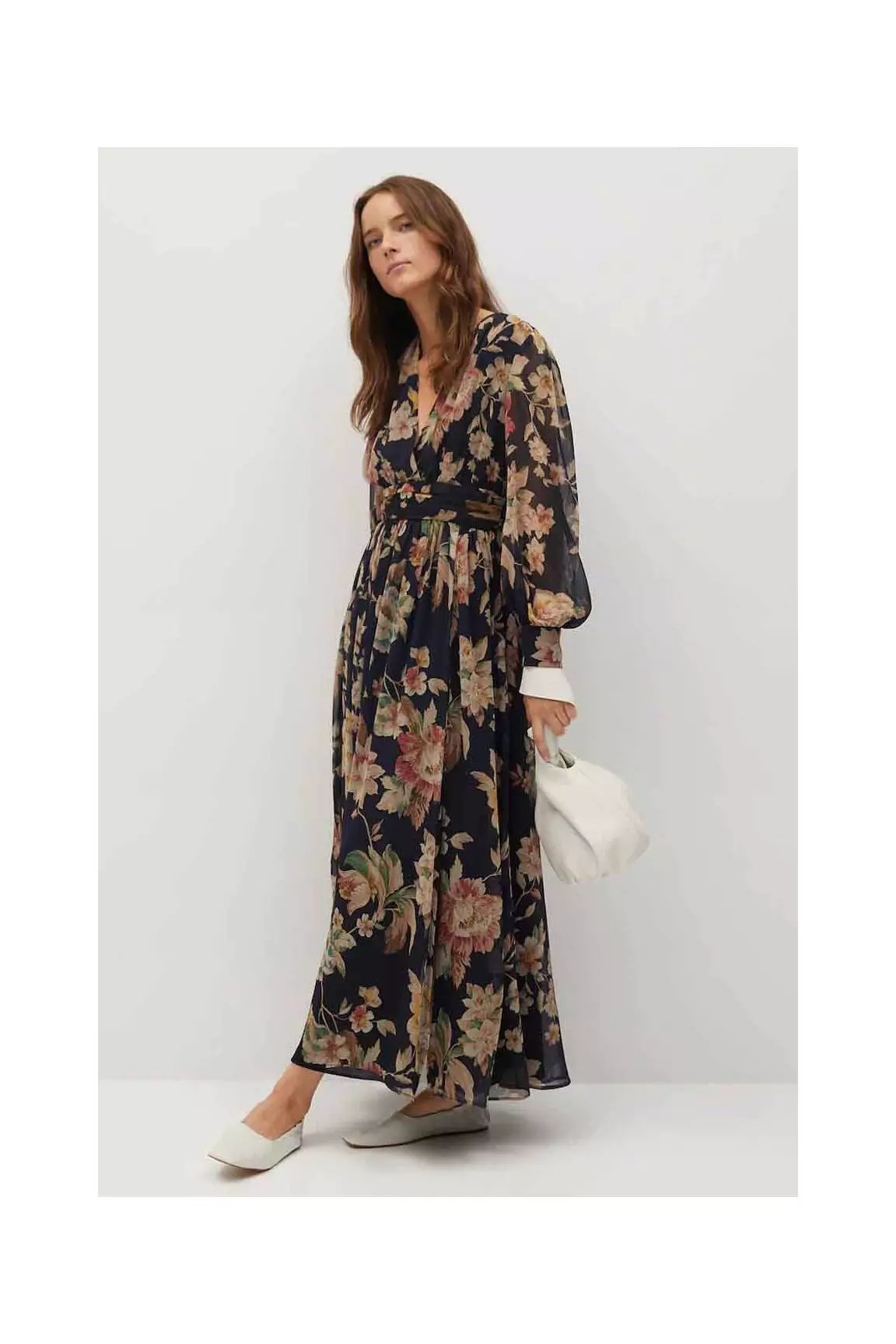Mango Robes Longues Femme couleur noir