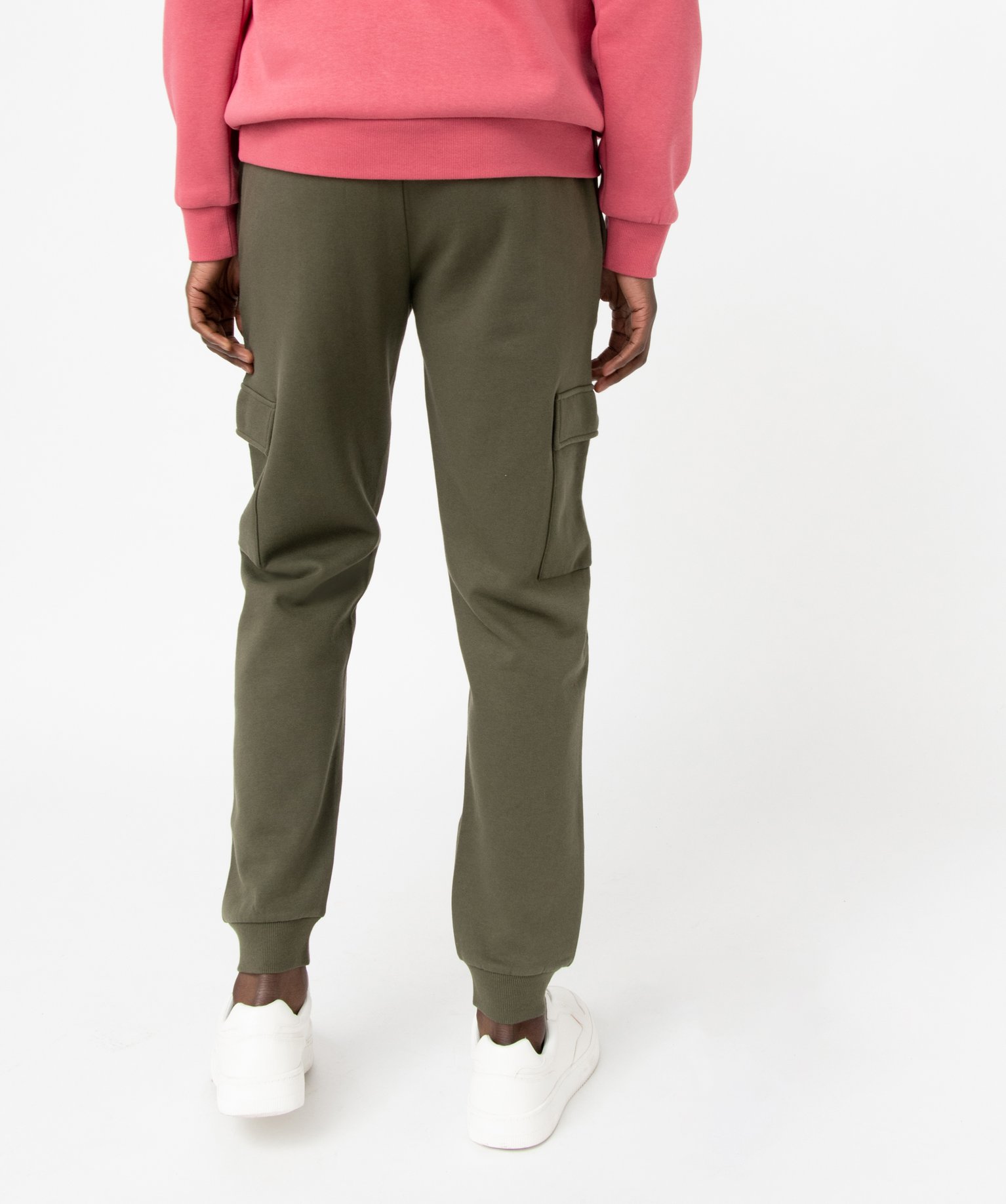 Pantalon de jogging coupe cargo homme kaki | GEMO