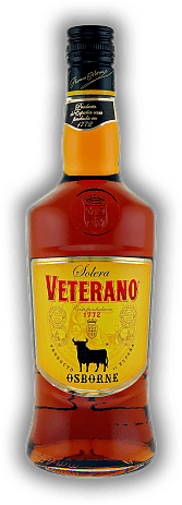 Osborne Veterano Spanische Spirituose Osborne Veterano Spanische Spirituose Sein unnachahmlicher Geschmack machte Osborne Veterano auf der ganzen Welt berühmt. 0,7	 Liter - Vol 30%