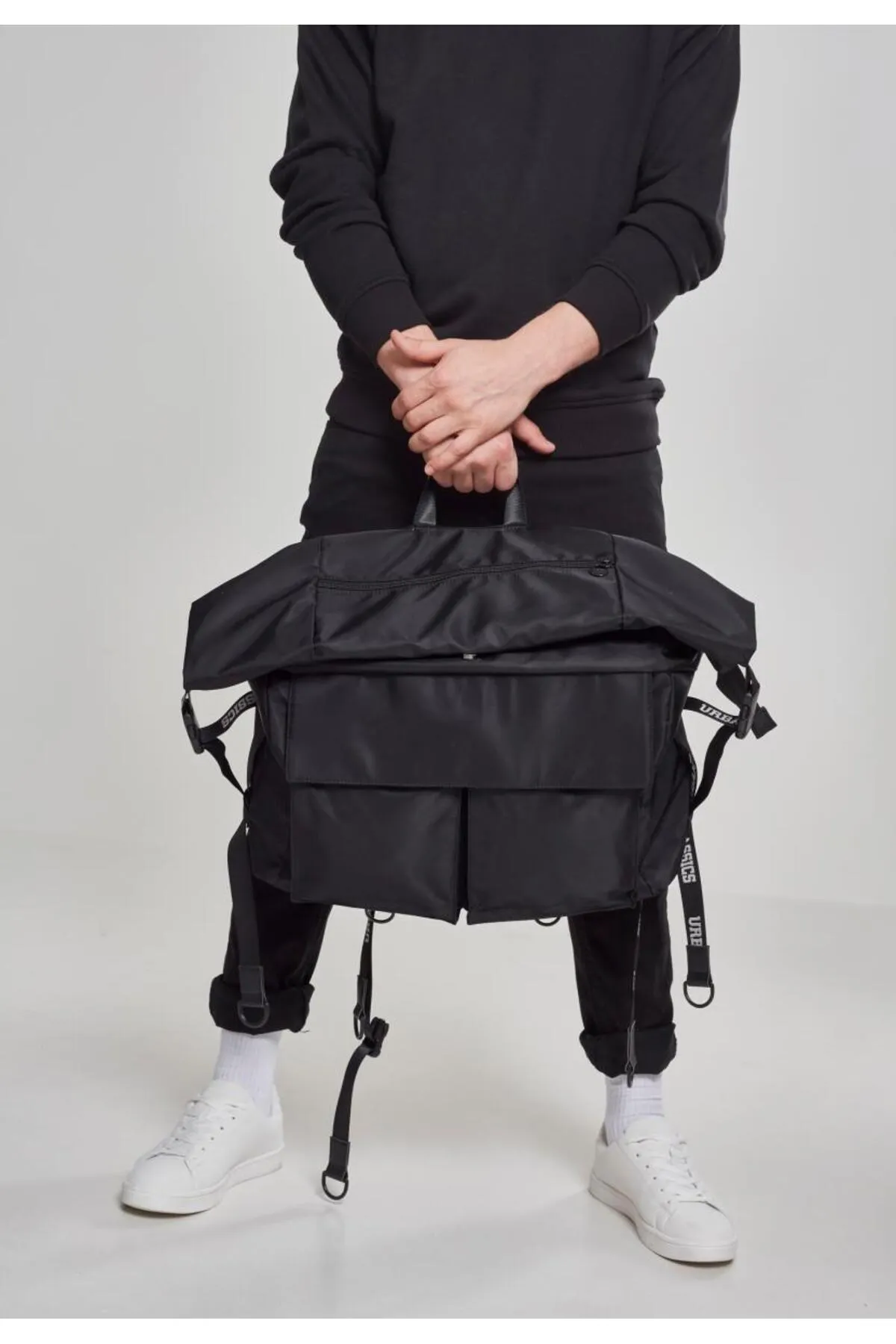 Urban Classics  Messenger Bag - Schwarz - Unifarben