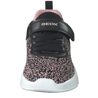 Geox J Aril Girl Sneaker in schwarz