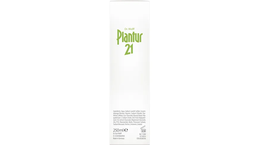 Plantur 21 Nutri-Coffein-Shampoo 250ml 250 ml