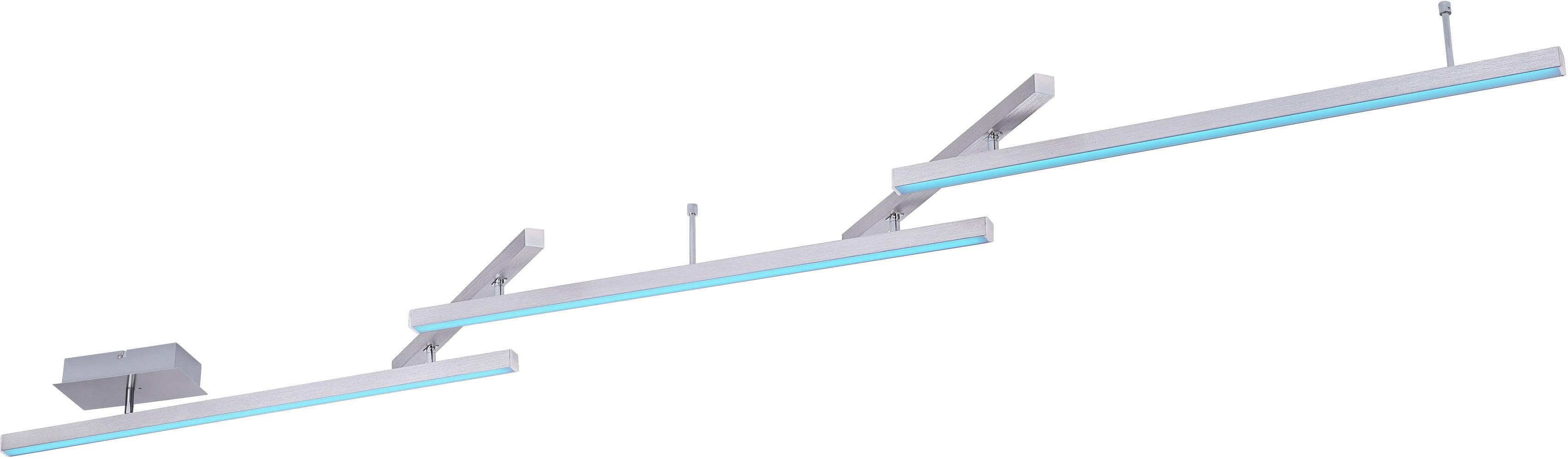 TRIO Leuchten LED Deckenleuchte MELBY, Dimmfunktion, Farbwechsel, Memoryfunktion, Smart Home, mehrere Helligkeitsstufen, LED fest integriert, Neutralweiß, Warmweiß, Mit WiZ-Technologie für eine moderne Smart Home Lösung