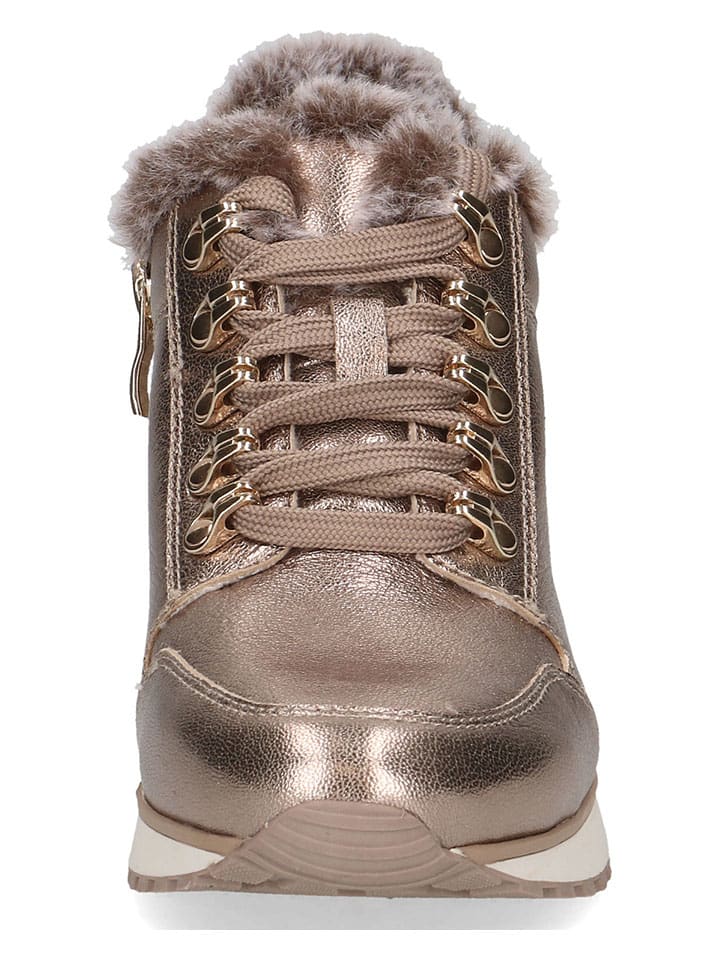 Caprice Leder-Anke-Boots in Braun günstig kaufen
