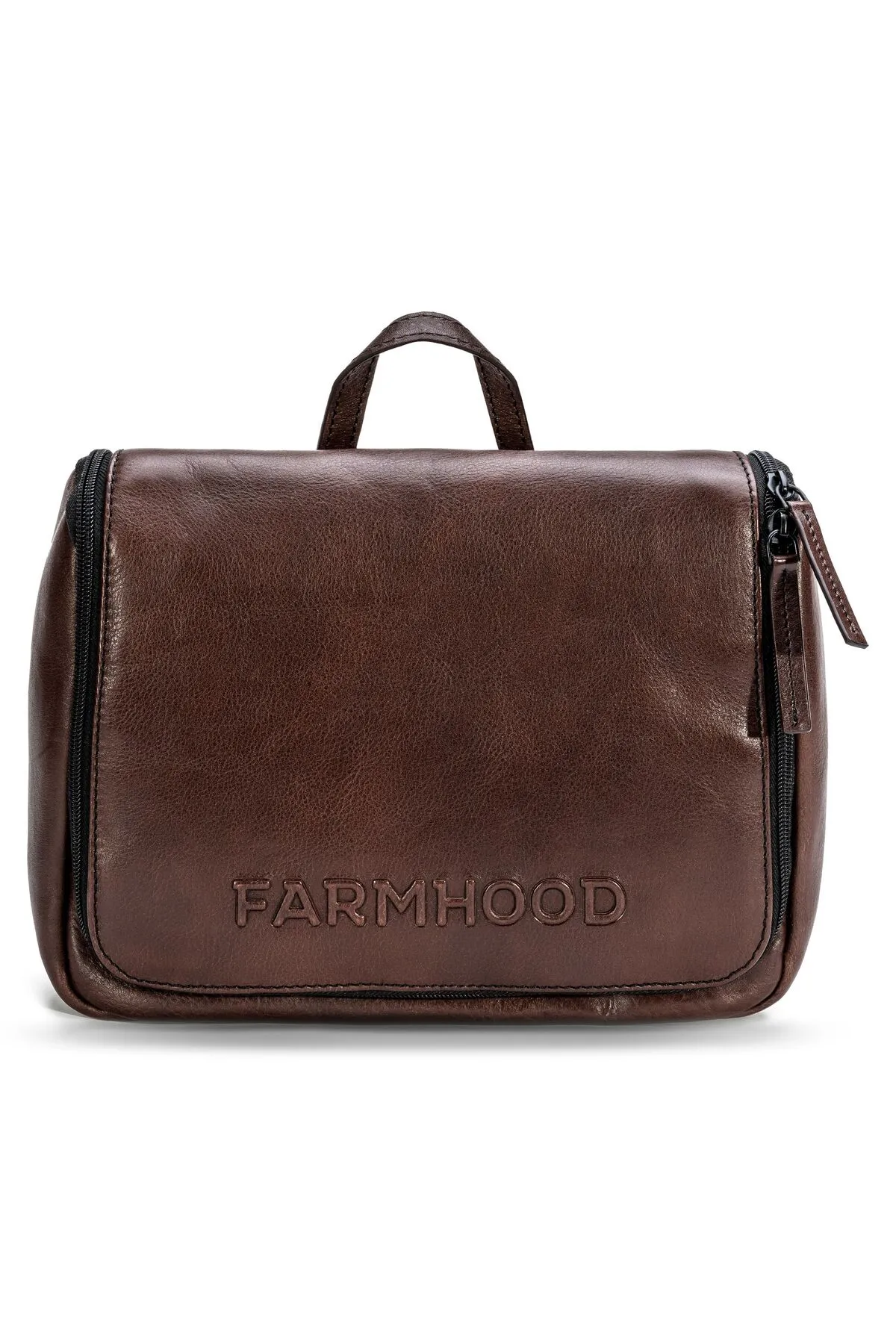 Farmhood  Memphis Kulturbeutel Leder 27 cm