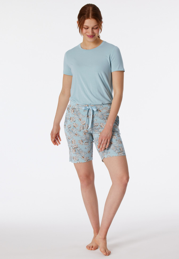 Bermuda Modal bluebird gemustert - Mix+Relax