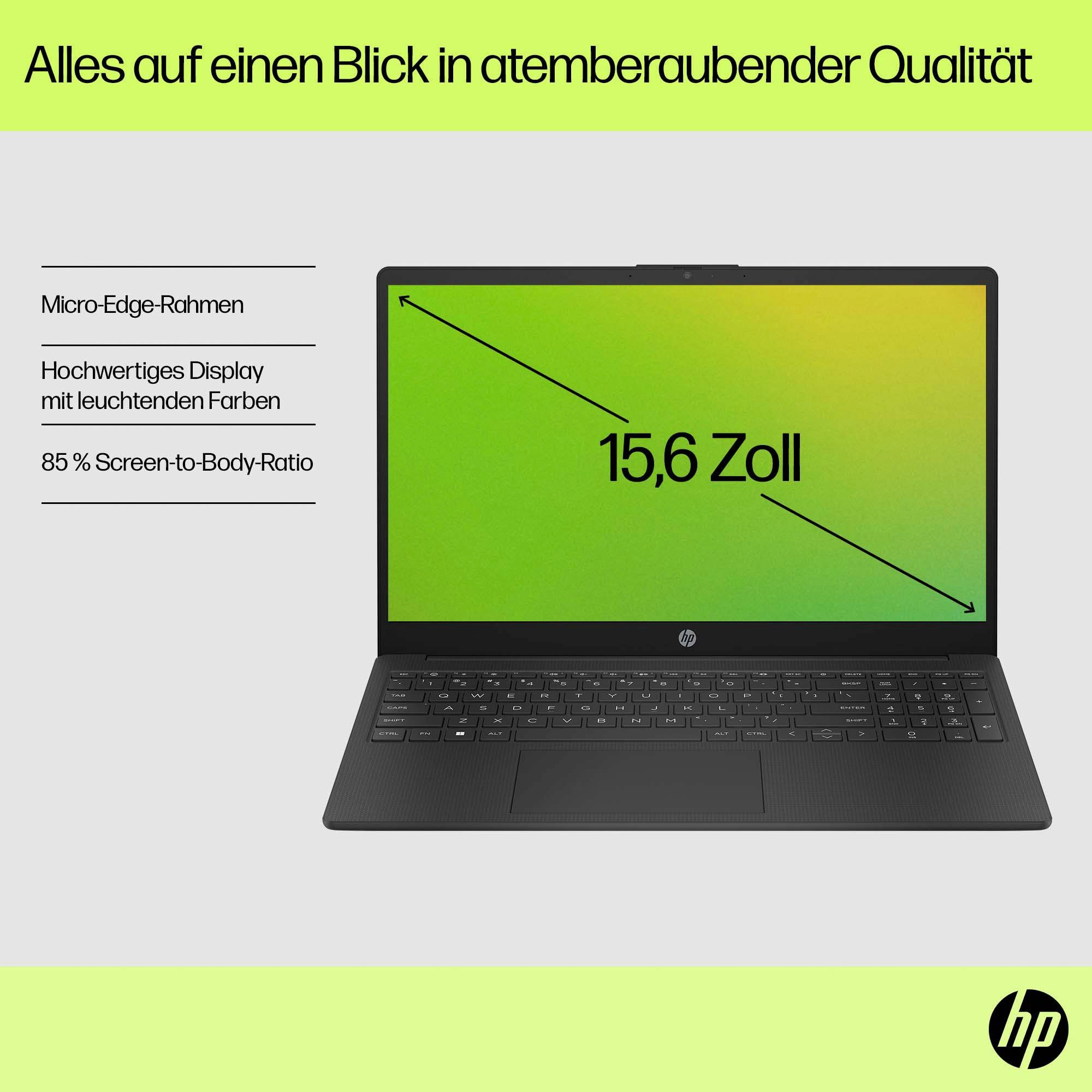 HP 15-fd0055ng Notebook (39,6 cm/15,6 Zoll, Intel Core i5 1335U, Iris Xe Graphics, 512 GB SSD)