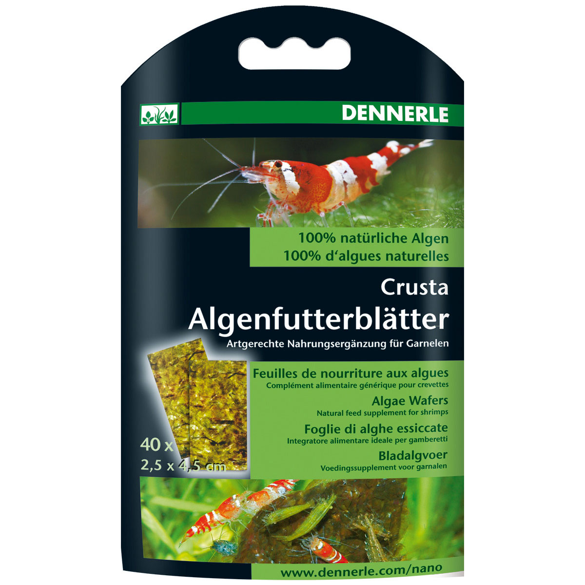 Dennerle Nano Algenfutterblätter 40 Stück kaufen