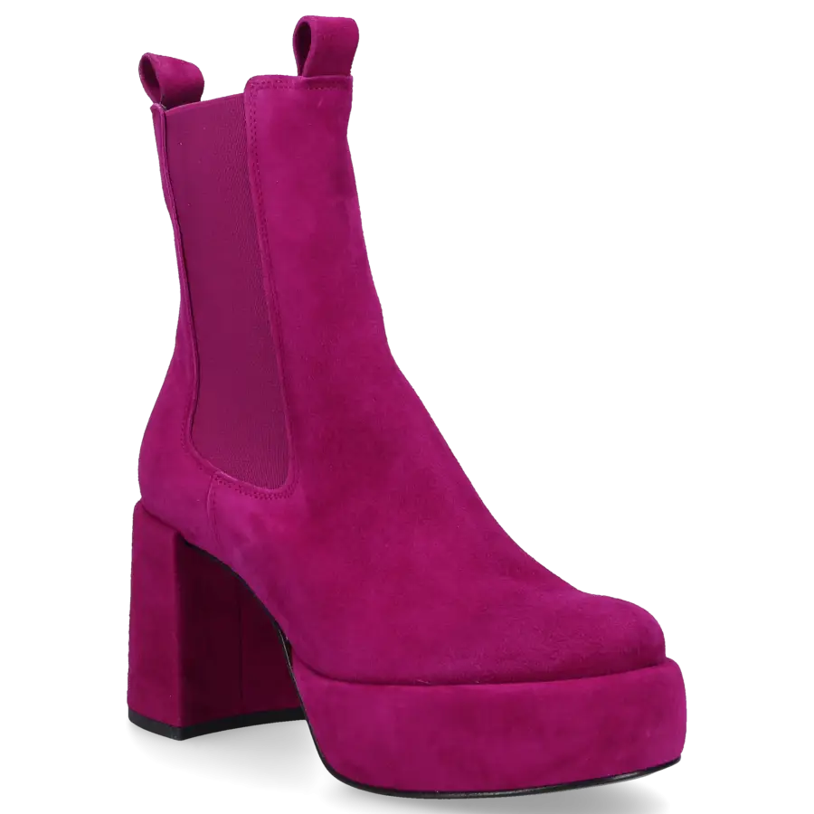 305 SOBE - Chelsea Boots HOOTER Veloursleder - lila