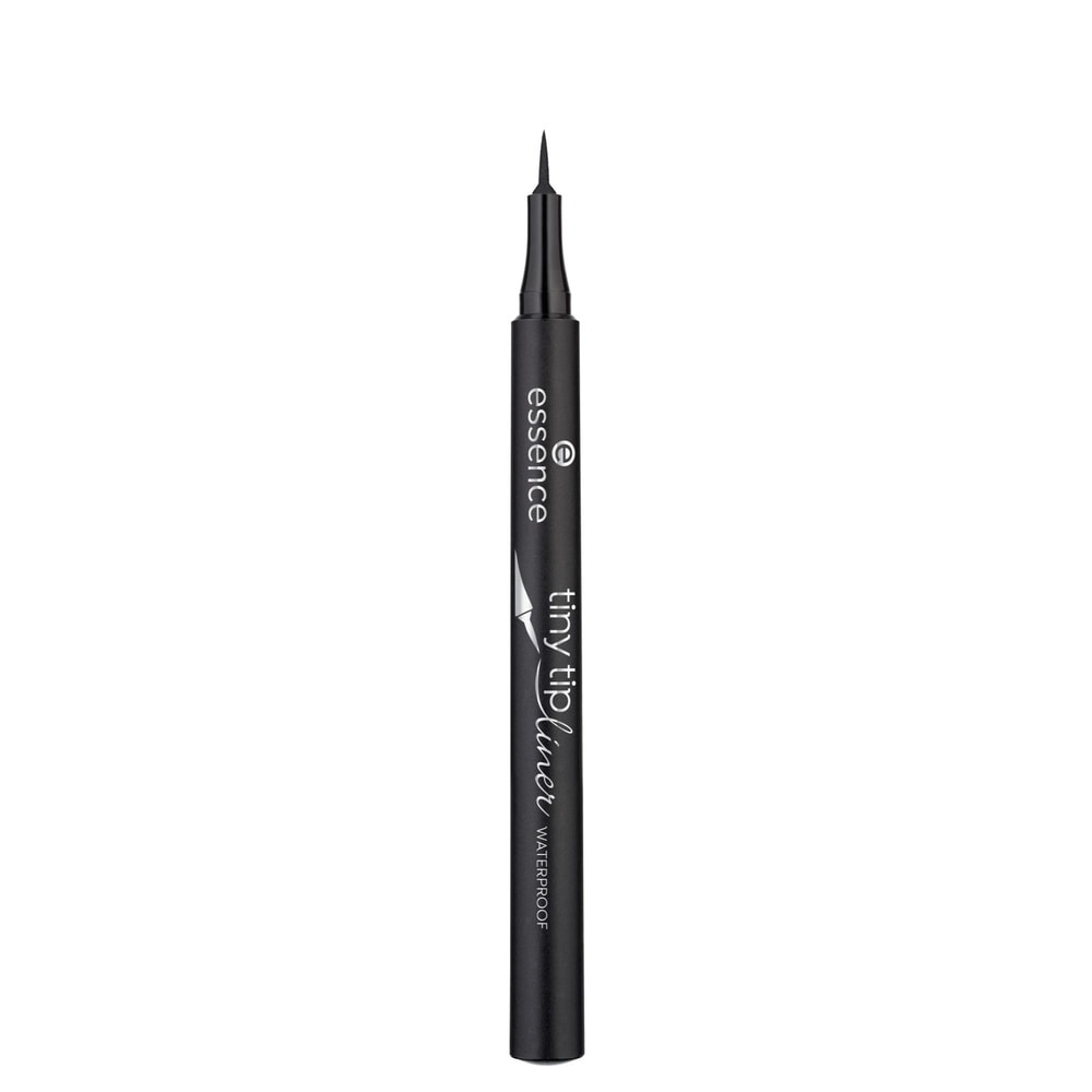 essence tiny tip liner waterproof eyeliner pointe fine 01 Deep Black Eyeliner