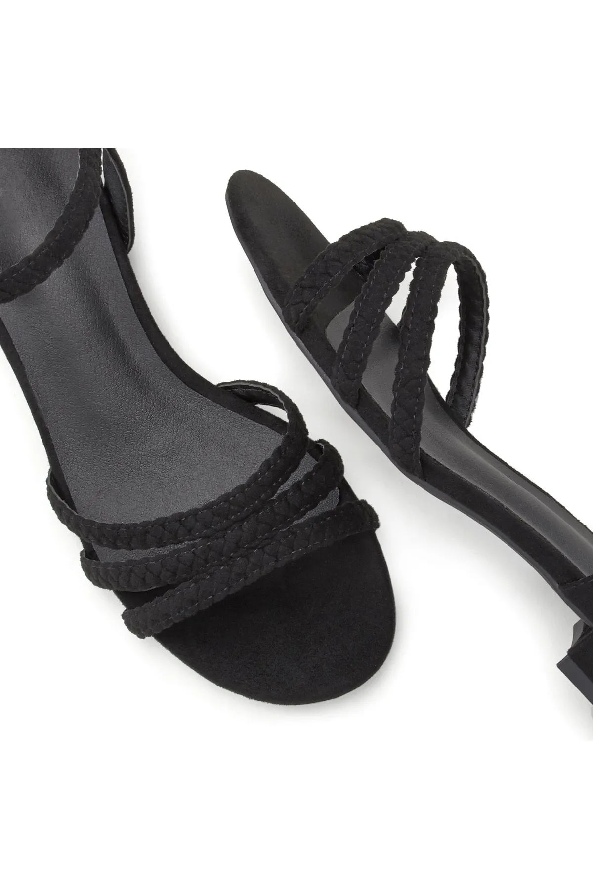 LASCANA  Sandalette - Schwarz - Flacher Absatz