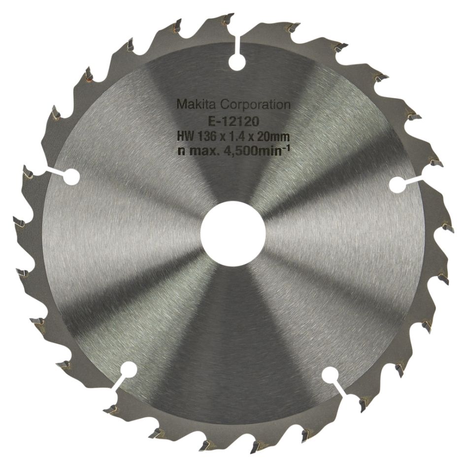 Makita Zubehör E-12120 Holzsägeblatt 136x20x1,5 25T