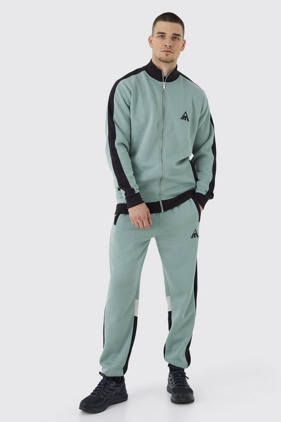 Tall Man Sweatshirt-Trainingsanzug mit Trichterkragen