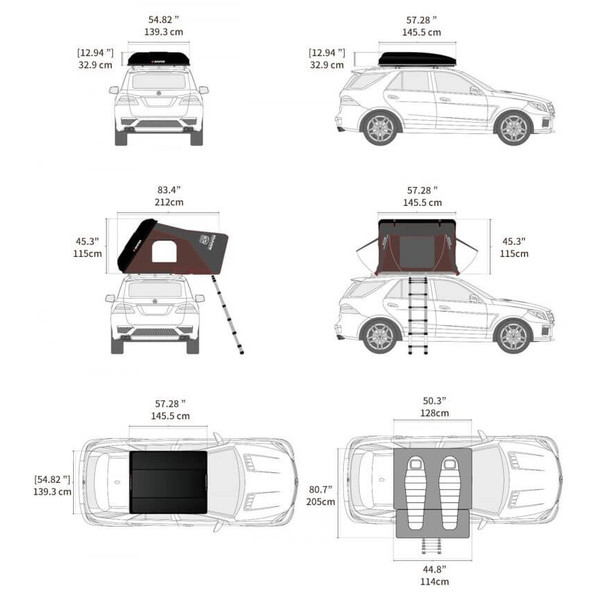 SKYCAMP 2.0 MINI - Dachzelt