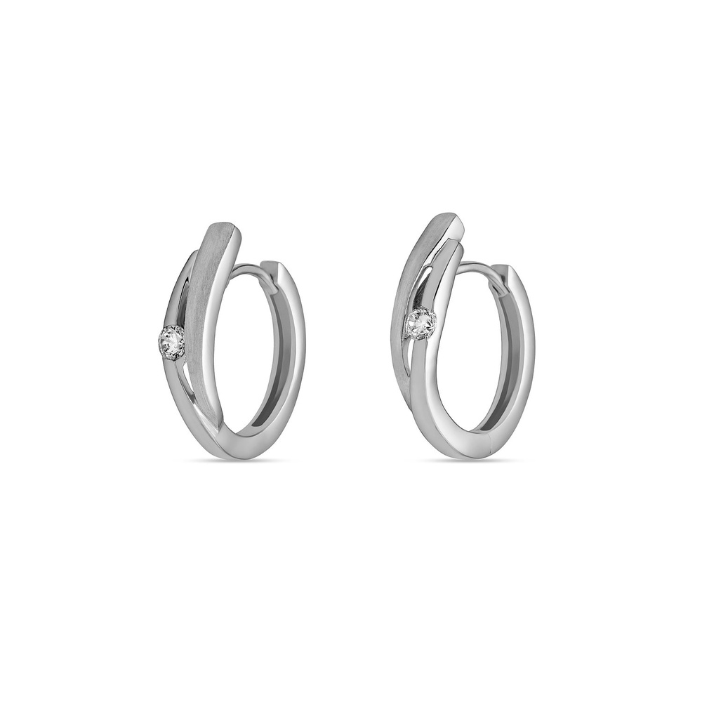 FAVS Créoles 925 Argent Boucles d'oreilles