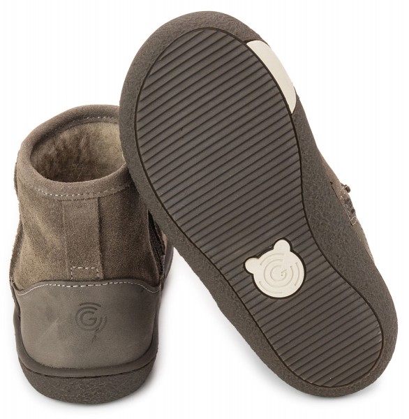 Groundies Kids ~ Mini Cozy Winter Boots GK2 ~ Taupe
