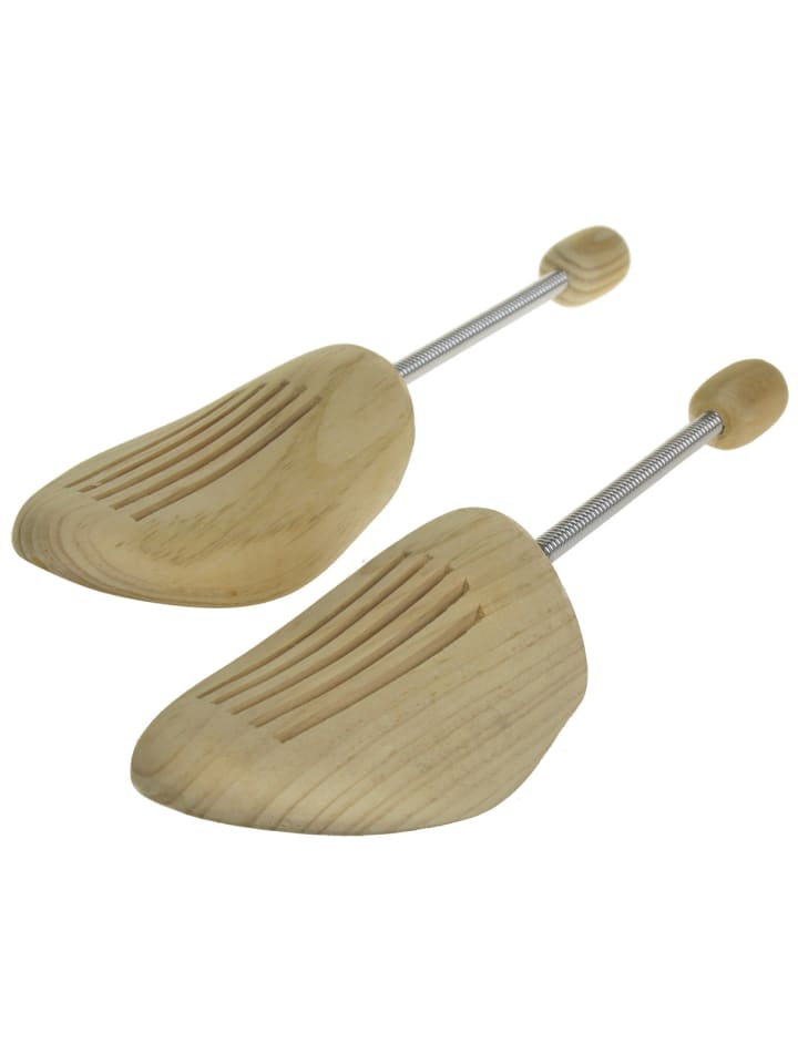 Unbekannt Schuhspanner Holzspiralspanner 1 Paar in natur günstig kaufen