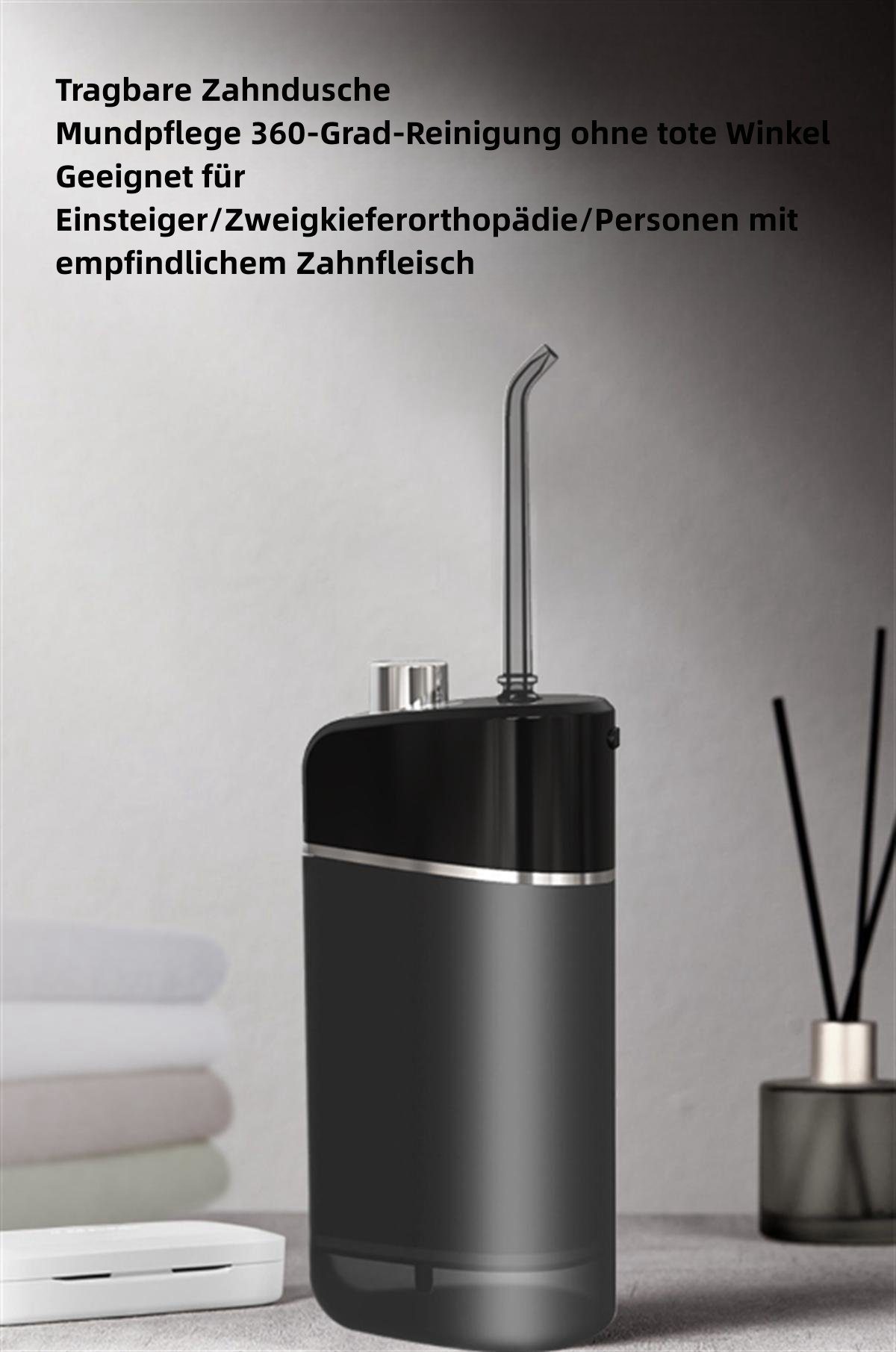 carefully selected Munddusche Tragbarer Mundreiniger, Zubehör: 2 Stück, 3 Modi, IPX7 wasserdicht