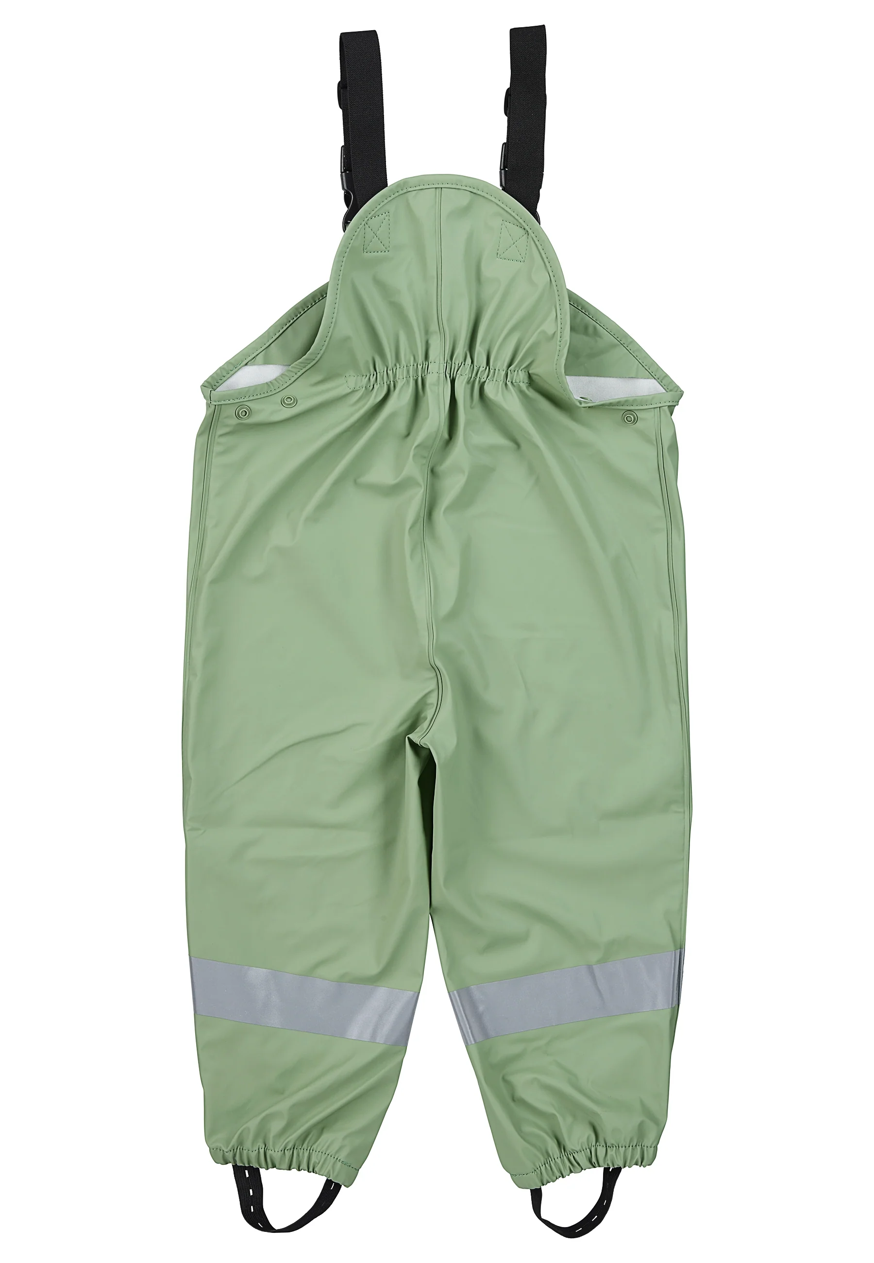 Regenträgerhose ungefüttert mit Reflektoren, uni