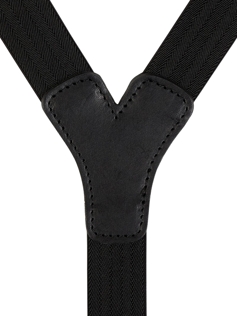 Hosenträger in Y-Form in schwarz