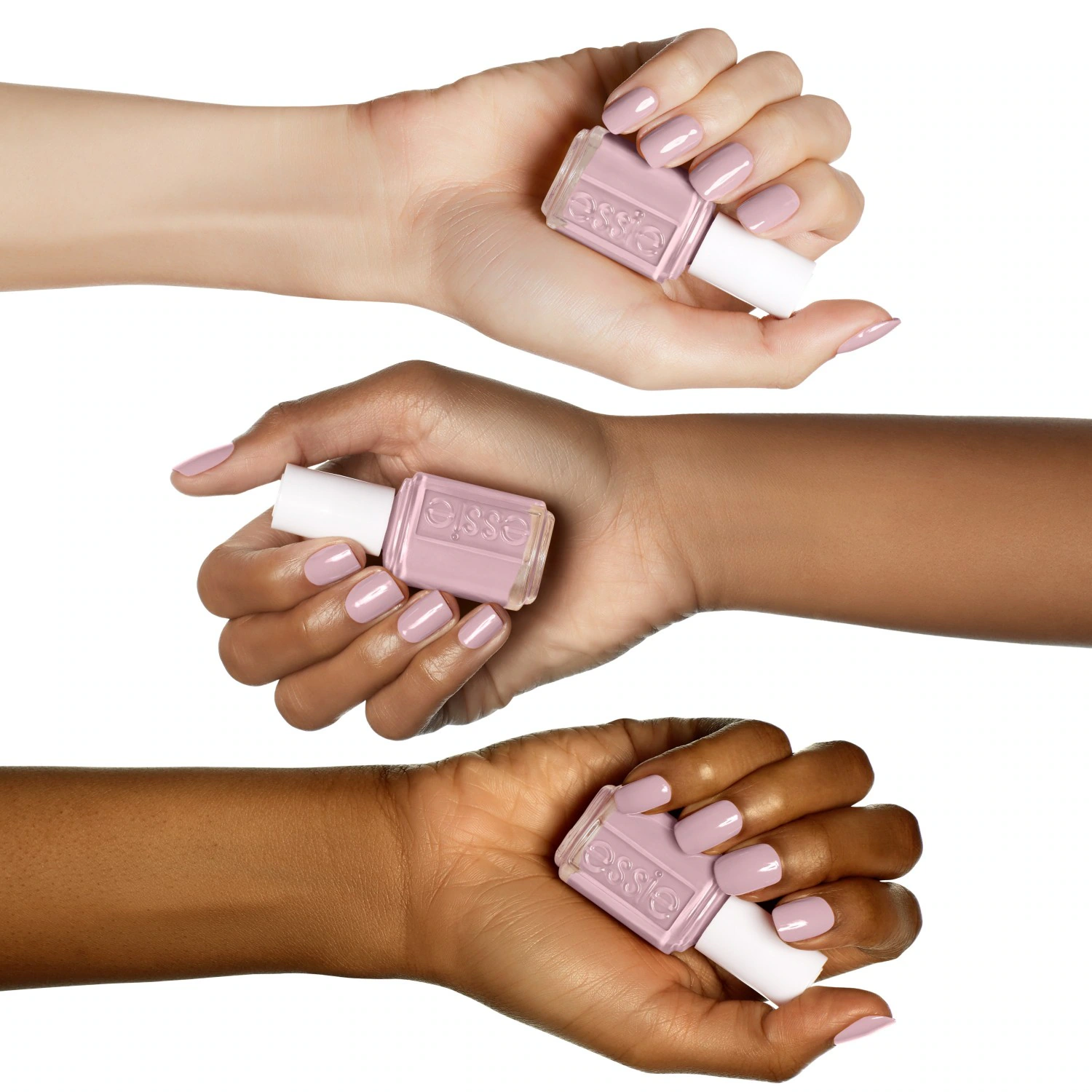 Essie rožinės ir violetinės spalvos atspalviai
