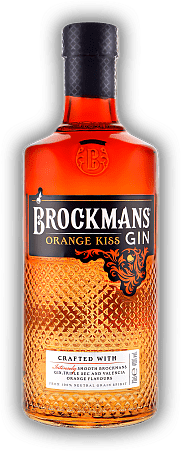 Brockmans Orange Kiss Gin Brockmans Orange Kiss Gin Die klassischen Brockmans Gin Botanicals vermählt mit Valencia Orangen und einem Teil Triple Sec. Sommerlich und samtig weich. 0,7	 Liter - Vol 40%