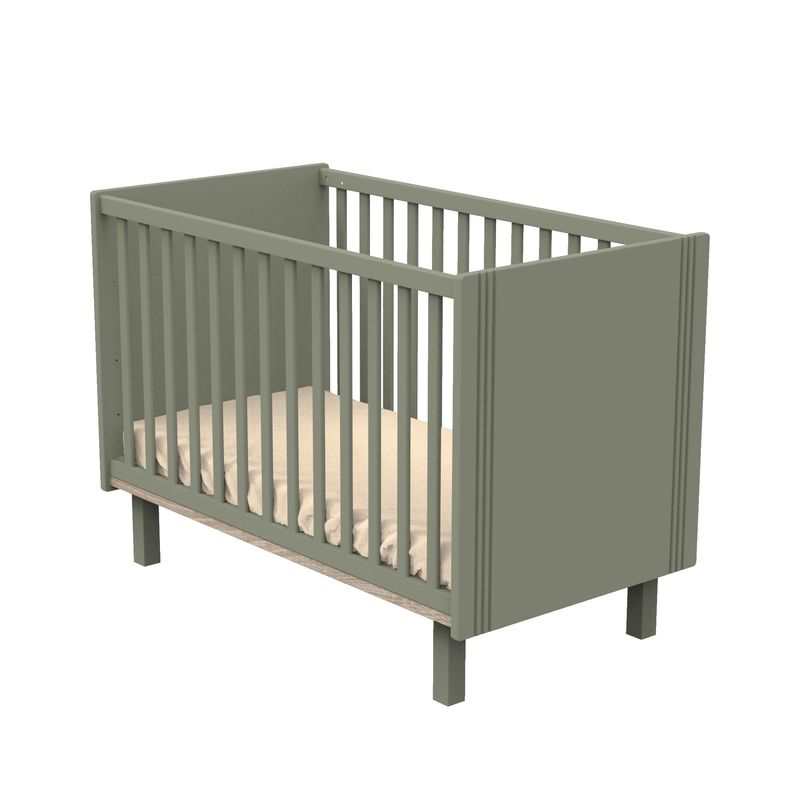 Lit bébé Eléonore kaki