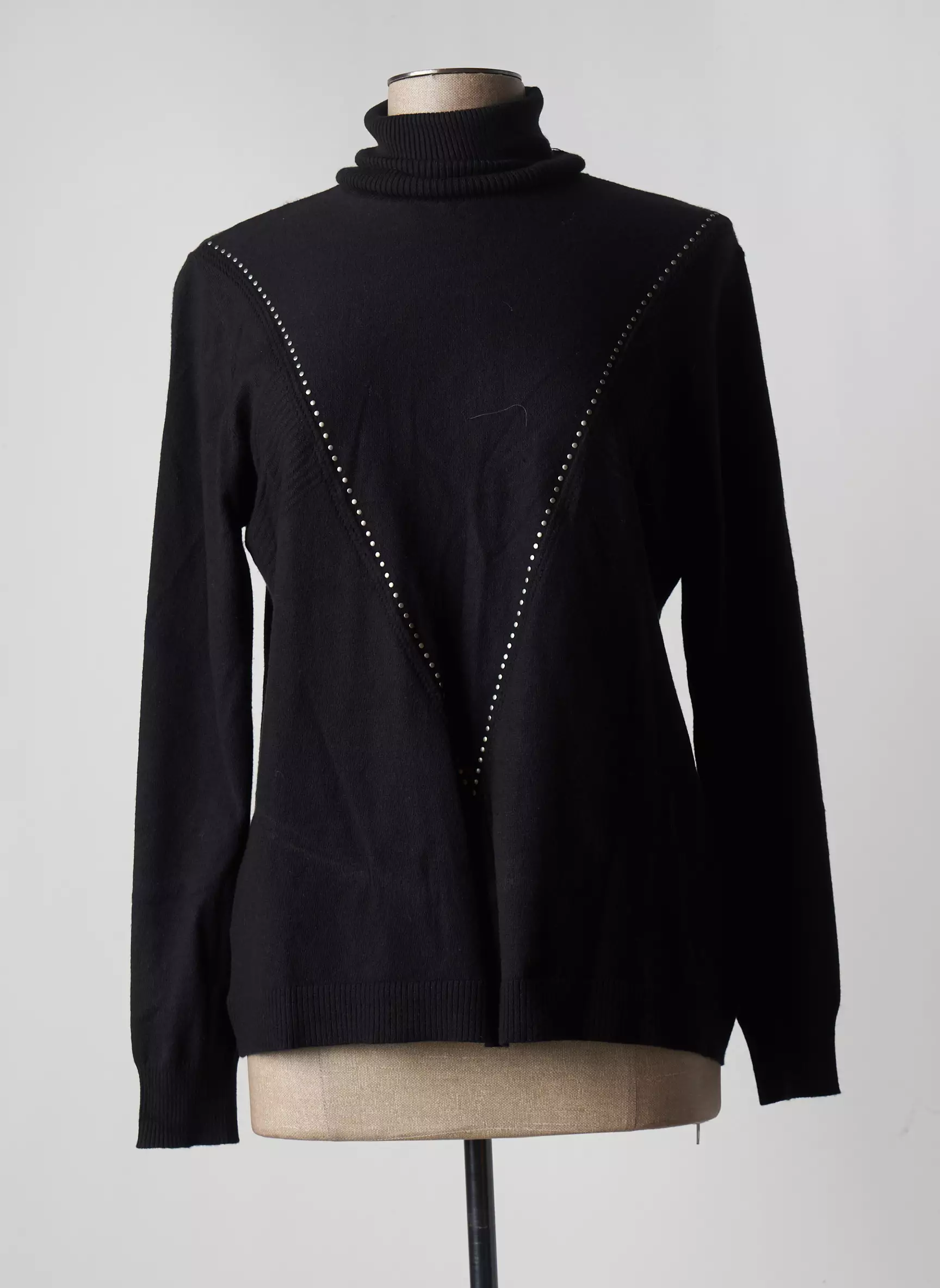 Scorzzo Cols Roules Femme couleur noir