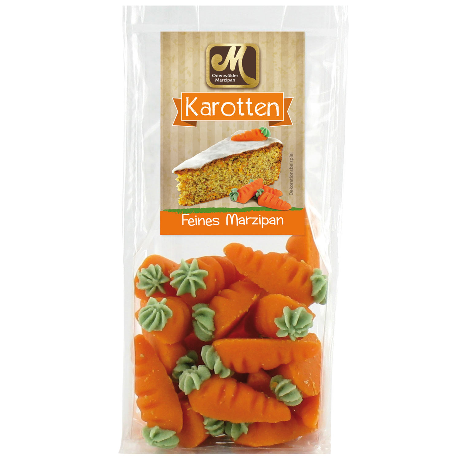 Odenwälder Edelmarzipan 'Karotten' Dekor 60g