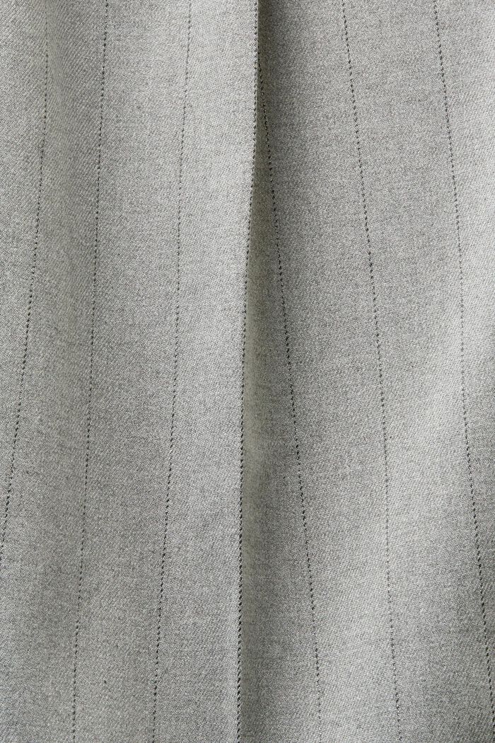 Weite Hose mit glitzernden Nadelstreifen