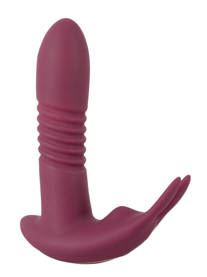 Javida Vibrator RC Hands-free 3 Function Vibrator in rot günstig kaufen 14,5 cm