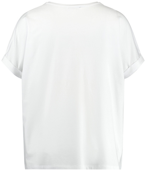 Lässiges Shirt mit verziertem Frontprint