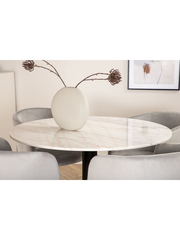 ebuy24 Essgruppe Estelle 105 (5-teilig) Grau 106 x 106 cm günstig kaufen onesize