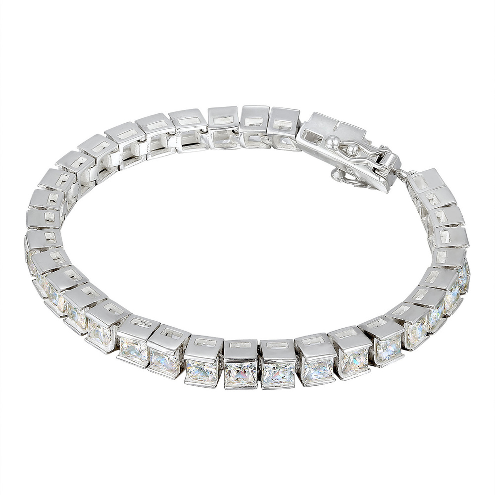 Elli PREMIUM Elli PREMIUM Bracelet Classique Zircone Bracelet Femme  (925/1000) Argent Bracelet