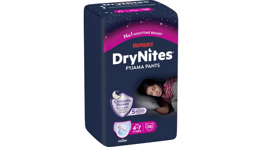 Huggies DryNites Girl 4-7 yrs.