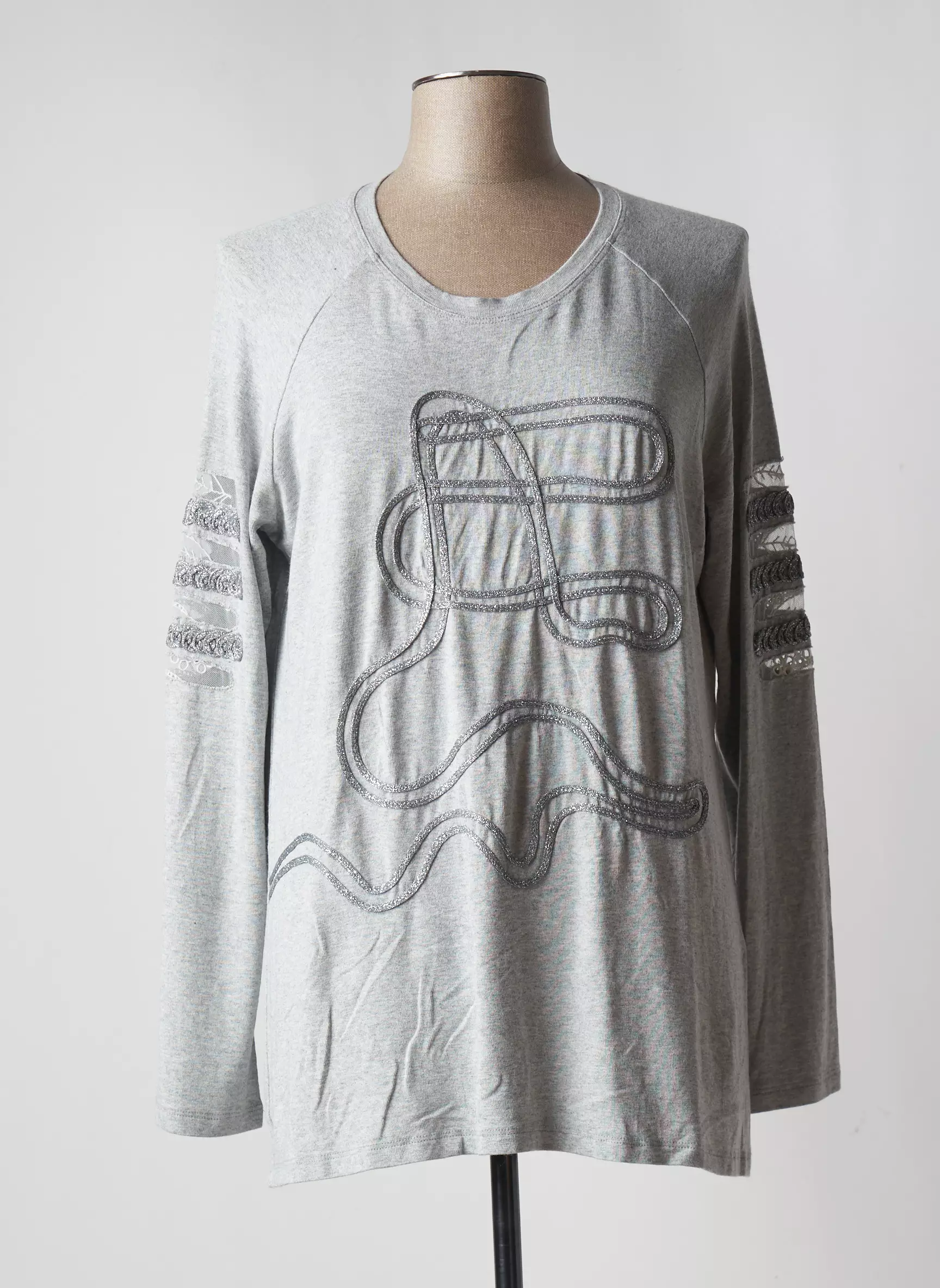 Alain Murati Tshirts Femme couleur gris
