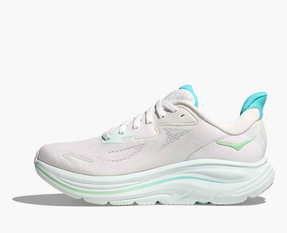 Clifton 10 White / Cielo Blue