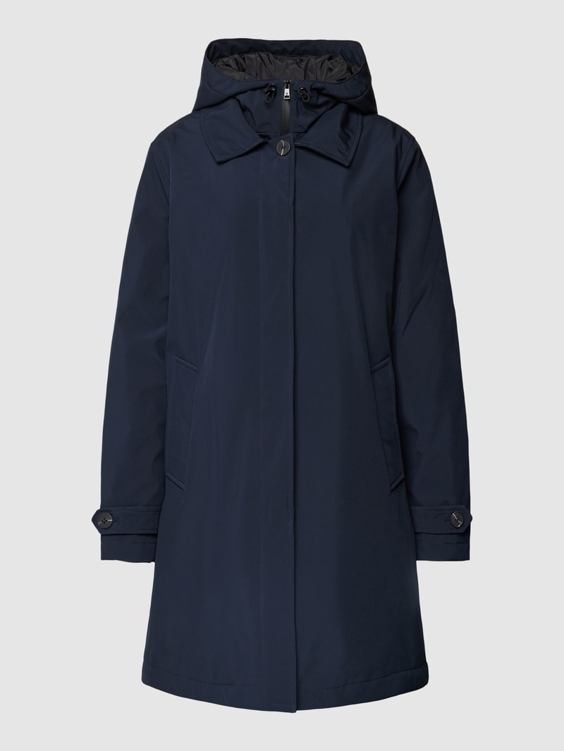 Jacke mit Eingrifftaschen in marineblau