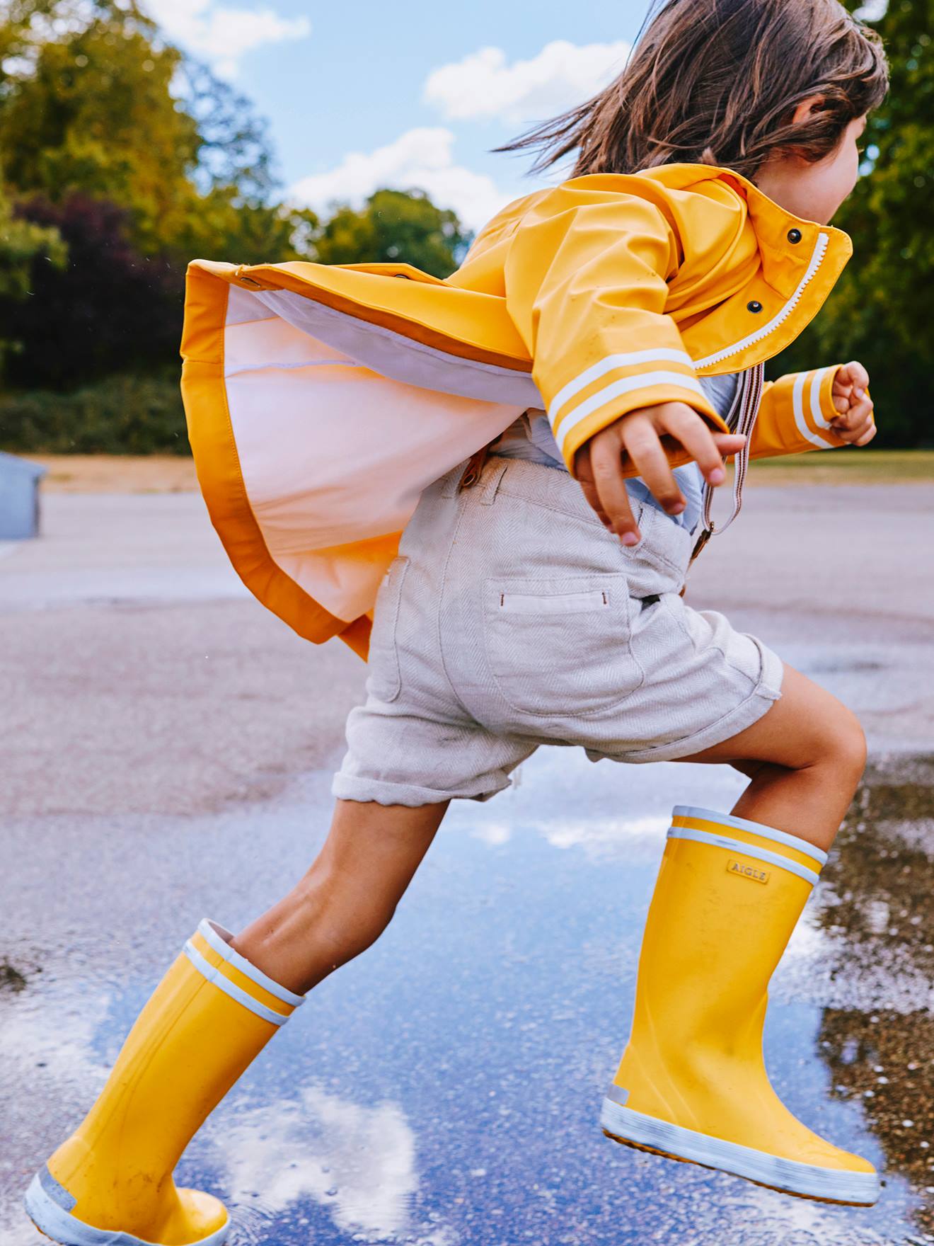 Bottes de pluie enfant Lolly Pop AIGLE® rouge