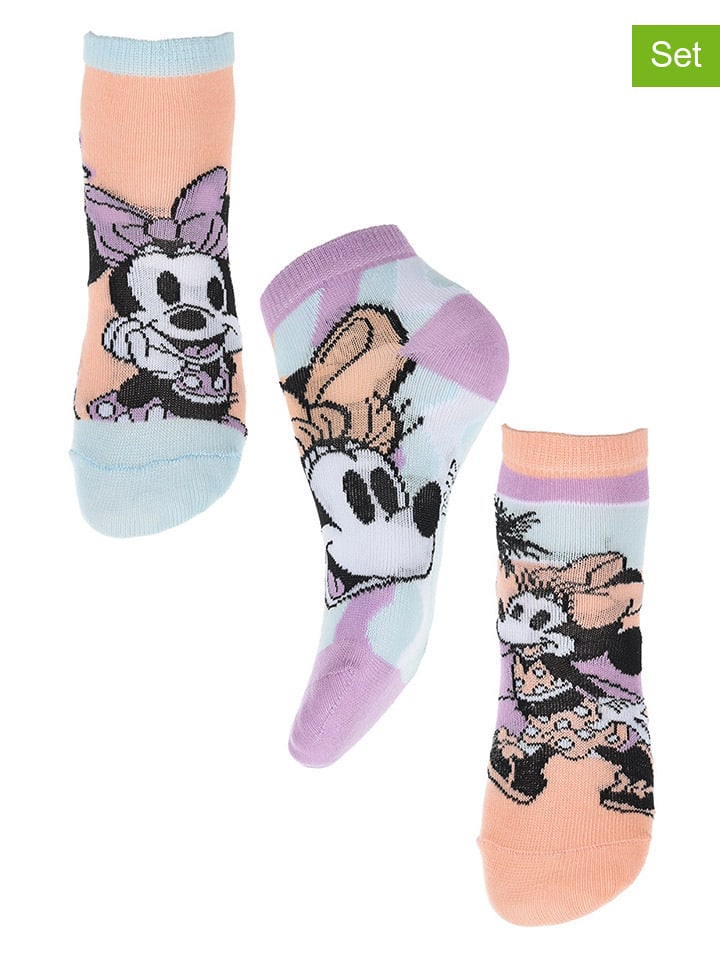 Disney Minnie Mouse 3er-Set: Socken 